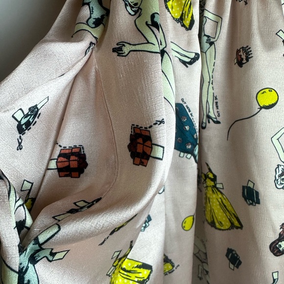 Smak Parlour halter fit and flare pinup girl sleeveless dress size medium - Picture 5 of 15